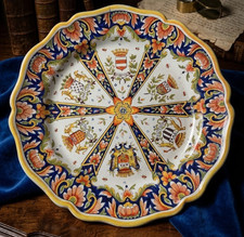 Grand plat décoratif