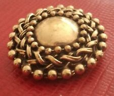 Broche attache pince foulard GIL D'AGENA métal doré