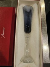Verre à champagne en cristal de Baccarat Mille Nuits Flutissimo bleu nuit JP ...