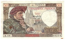 50 Francs Jacques Coeur -