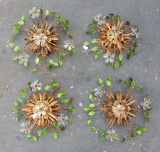 1970' Sére de 4 Appliques