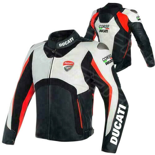 Ducati veste motard - en, cuir