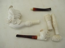 2 PIPES EN ÉCUME DE MER. Plus tuyaux.