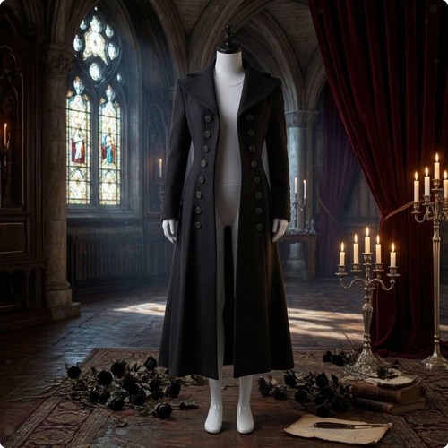 Manteau gothique croisé - ,, long