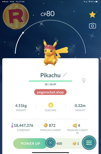 Shiny pikachu nate visor - shiny,