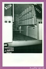 VÉHICULE VINTAGE, PUB, VIEILLE REMORQUE MAGASIN ,CARROSSERIE FREISS ,BELFORT-J55