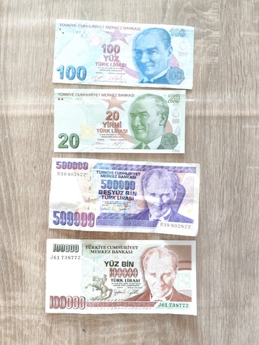Lot billets turquie - billets,
