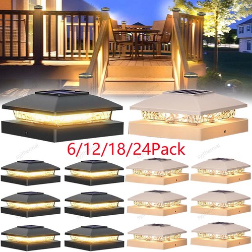 24pack solar post cap - solar,