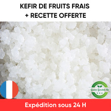 Kit démarrage Kéfir d’eau – culture naturelle pour boisson fermentée maison 30g