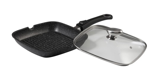 Poêle grill cm - grill, fonte