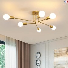 Comely Lustre Sputnik Moderne, 6 Lumières Plafonnier Industriel Vintage, E27 