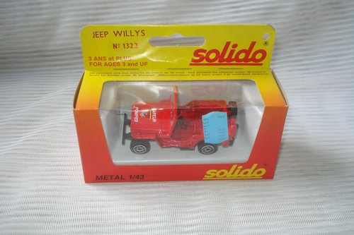 Solido 1322 jeep willys - :,