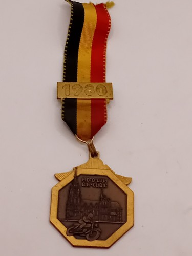 Médaille moto club big cubic - moto,