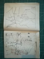 mm072 Ecole st Cyr 1880 cartes topo Orléans St Privat disposition troupes