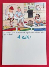 Menu Illustrateur Jean BELLUS A Table Publicité Edité par Laboratoire LE BRUN