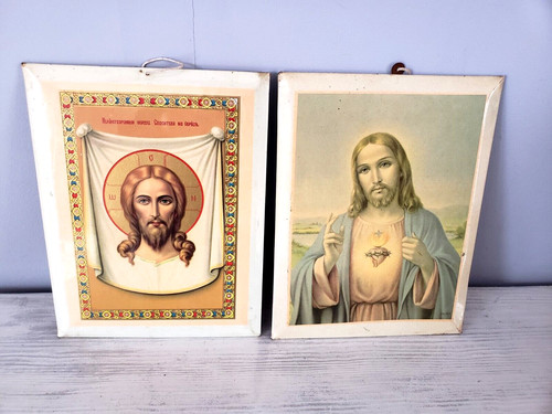 Ancien icone religieux - icone,