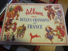 album  des belles chansons de France chocolat Poulain complet