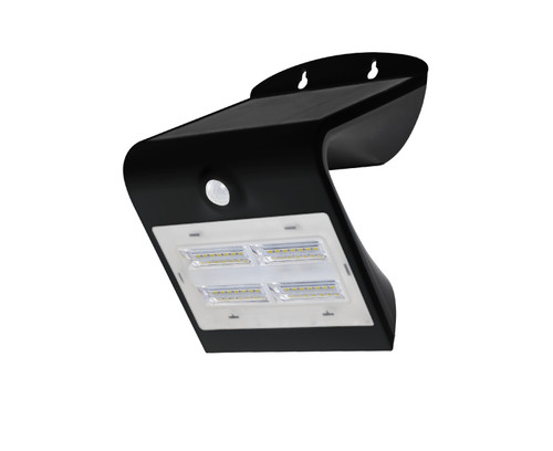 Projecteur led solaire - projecteur, noir