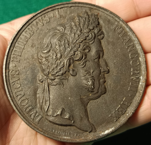 Medaille zinc uniface - zinc,