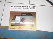 brochure leitz /leica pradovit