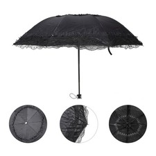  Parasol en dentelle, parapluie en dentelle, parapluie d'Halloween,