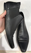 Bottines À Talons Plates En