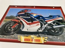 Honda VF1000R 1985 1000 VFR fiche carte moto passion collection Atlas