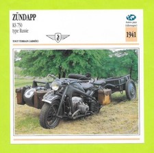 Fiche moto - Zündapp - KS 750 - Type Russie