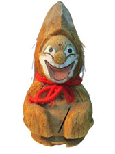 Ancienne tirelire en noix de