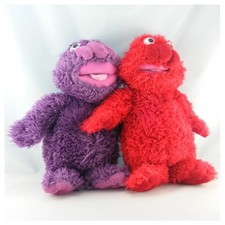 Peluche monstre mauve et rouge WAWA MAKI  - 3066