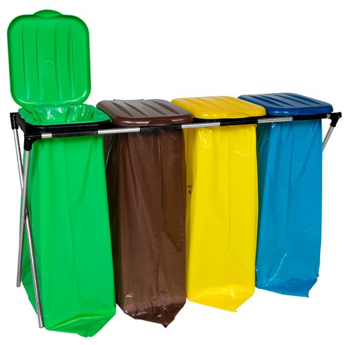 Support sac poubelle 120l - de,