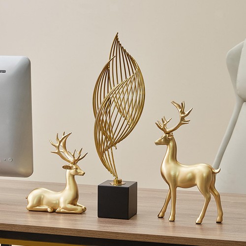 Lot statues cerfs en - de,