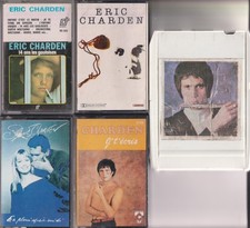 Eric Charden   Stone lot de 5 cassettes K7 audio  dont 1 cartouche 8 pistes