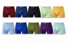 10 Boxers Homme En Microfibre