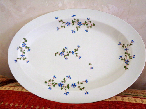 Plat ovale porcelaine - plat, aux