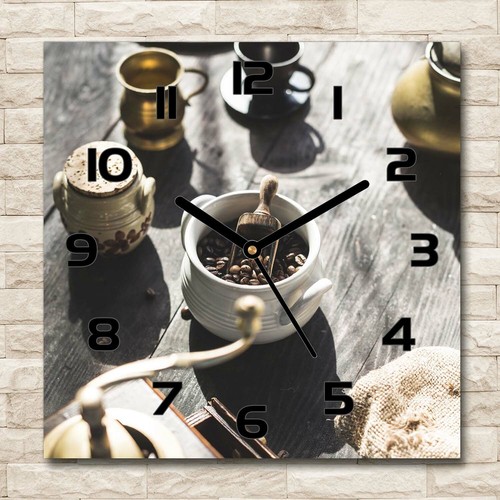 Tulup horloge murale verre - horloge, en