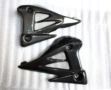 ECOPE DE RADIATEUR RADIATOR COVER SUZUKI BKING B KING B-KING CARBONE BRILLANT