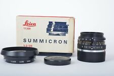 LEICA SUMMICRON M 35mm f 2 noir