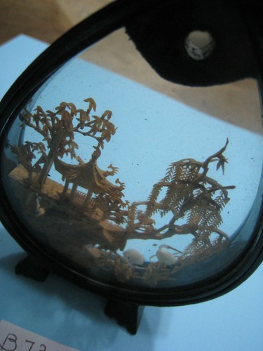Scène miniature sculté - scène,