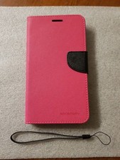 GOOSPERY Housse Agenda NOKIA Lumia 1320 "M" Bicolore Magenta & Noir