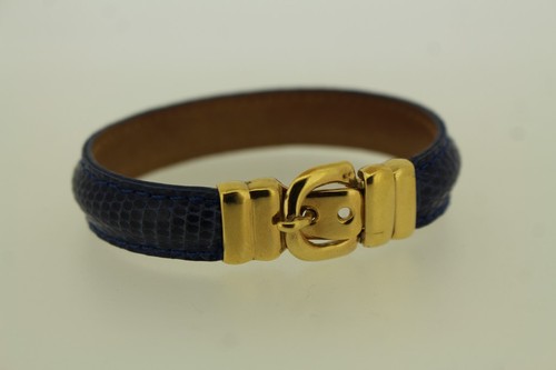 Albanu bracelet lézard bleu - bracelet,