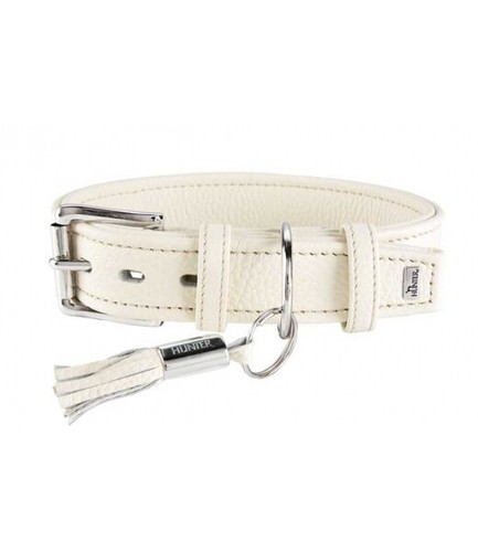 Collier cuir chien moyen - collier,