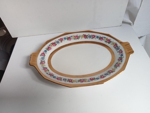 Plat ovale porcelaine - porcelaine, d'art