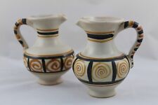 2 pots en céramique artisanale TALAVERA DE LA REINA Espagne peints à la main ...