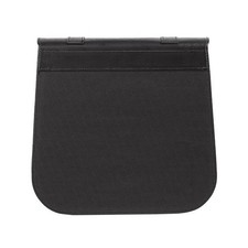 Sac latéral simple en cuir « facteur ». 30 litres. noir universel Ledrie