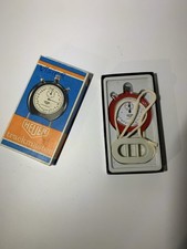 Chronomètre Vintage Heuer Trackmaster Rouge Dans Sa Boîte D’origine