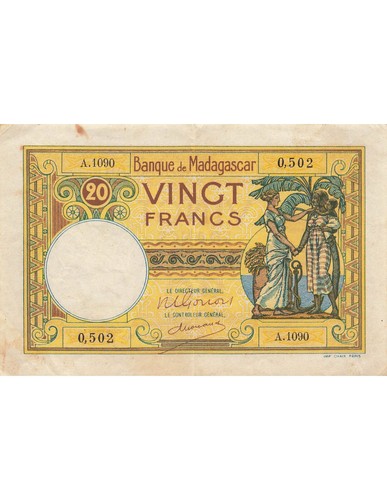 Madagascar francs nd - madagascar,