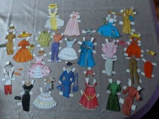 BARBIE Vêtements papier