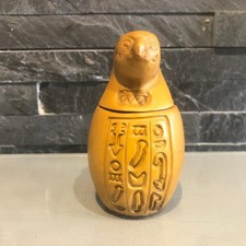 Jolie sculpture vase pot canope Egypte zoomorphe ancien collection