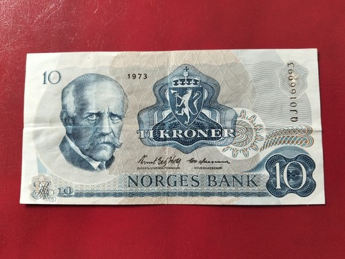Norvège billet kroner 1973 - billet, 10